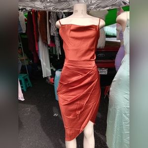 Satin Silk speghatti strap dress